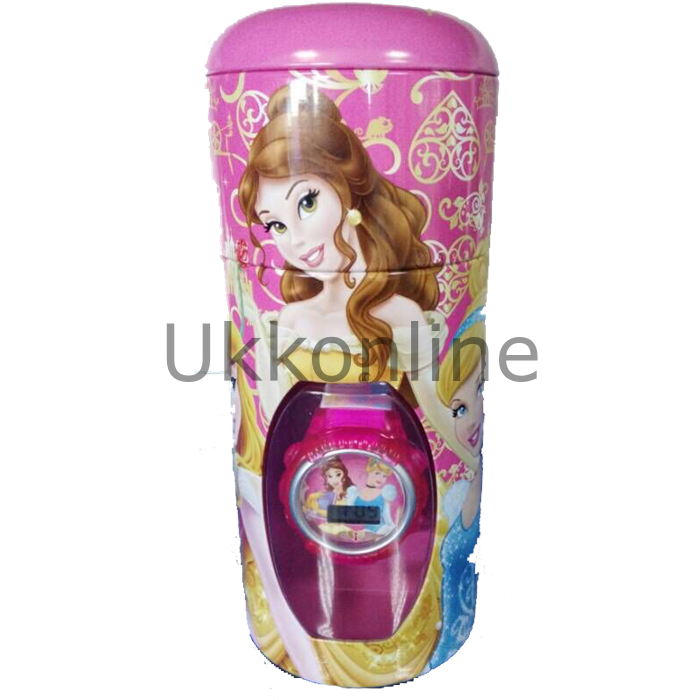 Ottonya WD16735 Disney Prenses Dijital Saat Metal Kutulu
