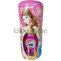 Ottonya WD16735 Disney Prenses Dijital Saat Metal Kutulu