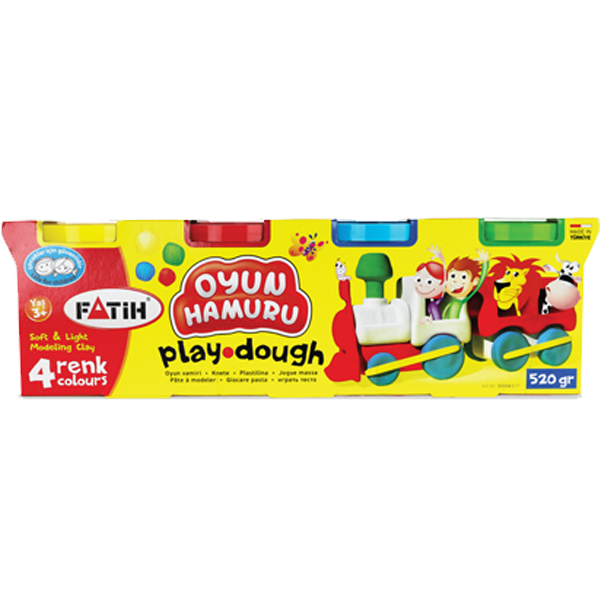 FATİH OYUN HAMUR 4 RENK 4-130 520 GR