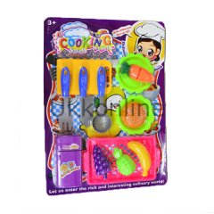 2216-6/8 YEMEK SETİ /Kartela/ COOKING SMALL WORLD +3yaş