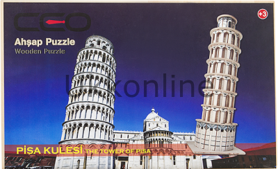 CEO 3D AHŞAP PUZLLE PISA KULESİ