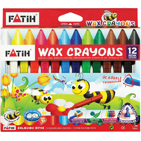 FATİH MUM BOYA 12 RENK JUMBO CRAYON