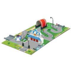 POLI/83280 KİTAP KASABA ROBOCAR ANA MERKEZ OYUN SETİ 3-12 yaş