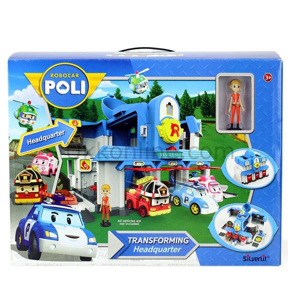 POLI/83304 ANA MERKEZ TRANSFORMERS OYUN SETİ 3-12 yaş