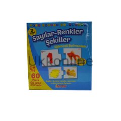 1444 EĞLENCELİ BUL SAYILAR RENKLER ŞEKİLLER
