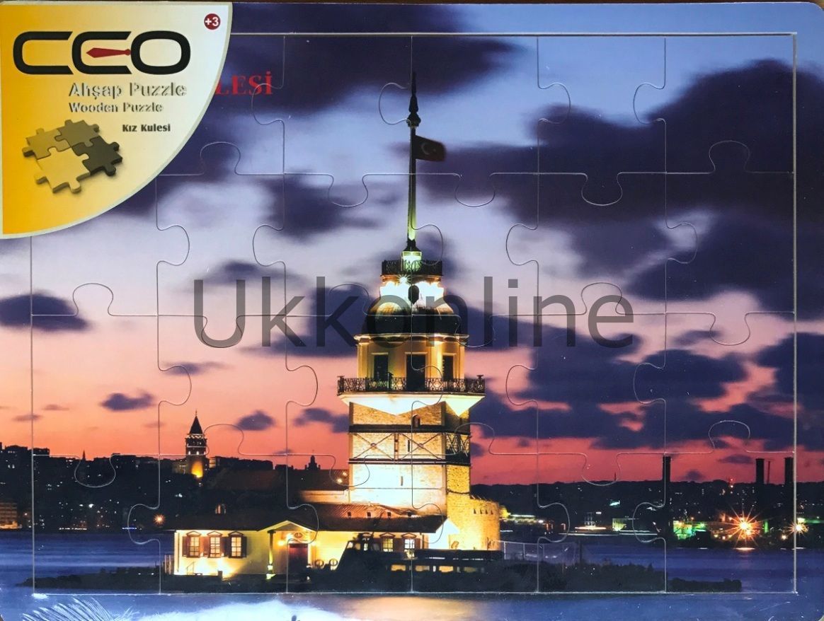 CEO AHŞAP PUZZLE KIZ KULESİ
