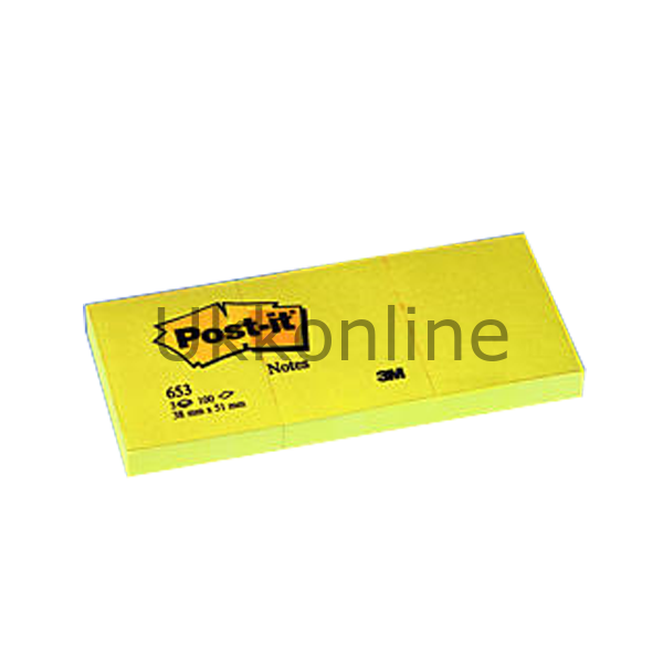 POSTİT YAPIŞKANLI NOT KAĞIT 653 38-51mm 100 yp