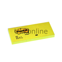 POSTİT YAPIŞKANLI NOT KAĞIT 653 38-51mm 100 yp