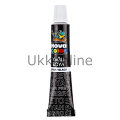 NOVA COLOR YAĞLI BOYA TÜP SİYAH