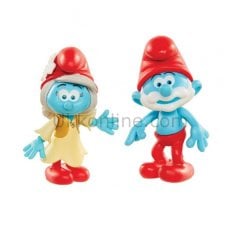ŞRN/96562 ŞİRİNLER 2li FİGÜR SET ASORTİ /Şirinler Kayıp Köy Filmi +4 yaş