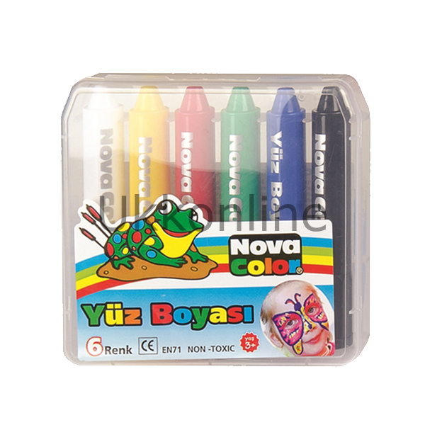 NOVA COLOR YÜZ BOYASI 6 RENK
