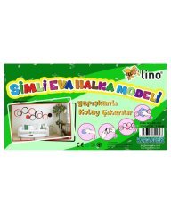 LİNO EVA YAPIŞKANLI SİMLİ HALKA MODELİ 33X35 2 RENK SET DS-511