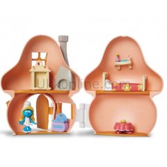 ŞRN/96570 ŞİRİNLER MANTAR EV + FİGÜR /Şirinler Kayıp Köy Filmi +4 yaş