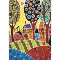 Educa 500 Puzzle 16732 Houses Barn Landscape