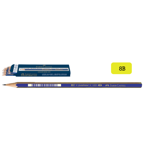 FABER DERECELİ KURŞUNKALEM 1221 8-B