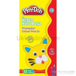 PLAYDOH BOYA KALEMİ ÜÇGEN 12 RENK