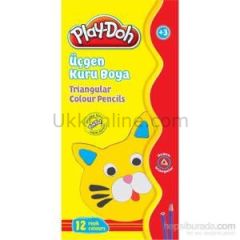 PLAYDOH BOYA KALEMİ ÜÇGEN 12 RENK