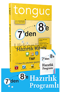 7DEN 8E HAZIRLIK KİTABI TONGUÇ YAYINLARI