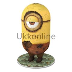 Ravensburger 116669 Çocuk 3D 54 Parça Minnions Puzball