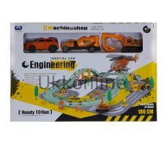 8012/8011 YOL SETİ 3 asst İTFAİYE/İNŞAAT/ASKERİ /180 cm/Pilli/ +3 yaş
