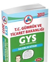 2017 GYS T.C Gümrük ve Ticaret Bakanlığı Gys Hazırlık Konu Kitabı Data Yayınları