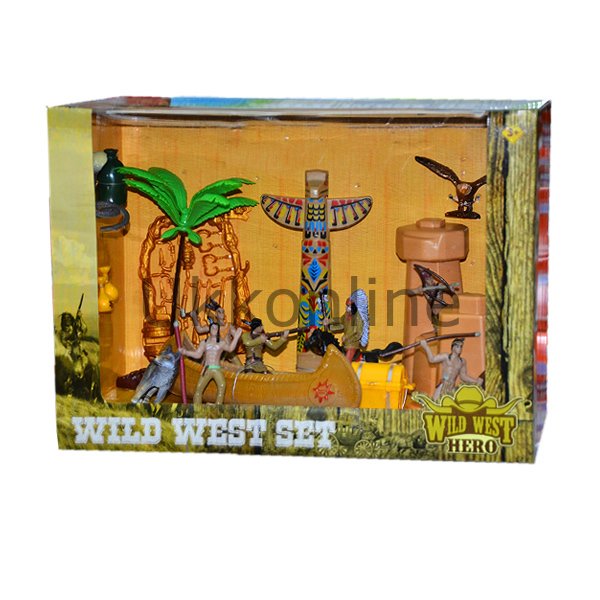 8052 SUN-YFN-WES-KOVBOY OYN SET KIZILDERİLİ/AT