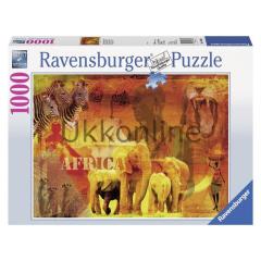 RAVENSBURGER 1000 PUZZ 193660 AFRIKA IZLENIMLERI