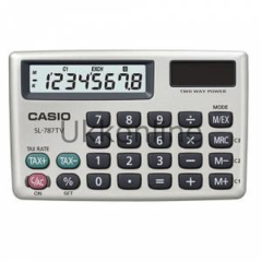 CASİO HESAP MAKİNESİ SL-797-TV-BK-W CEP TİPİ 8 HAN