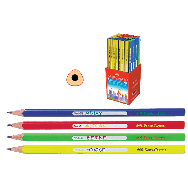 FABER KURŞUNKALEM ÜÇGEN DİPLİ 72 Lİ