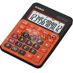 CASİO HESAP MAKİNESİ MS-20NC-BRG-12 HANE TURUNCU