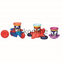 HASBRO PLAYDOH MARVEL B0606 2'LI ARAC SET-4