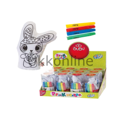 BU-BU PUFİDİK DOSTLAR+4 ADT.BOYAMA KALEMİ PVC KUT