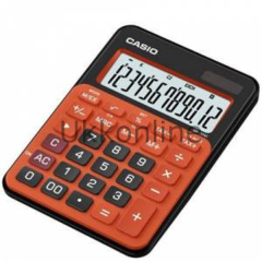 CASİO HESAP MAKİNESİ MS-20NC-RG12 HANE TURUNCU