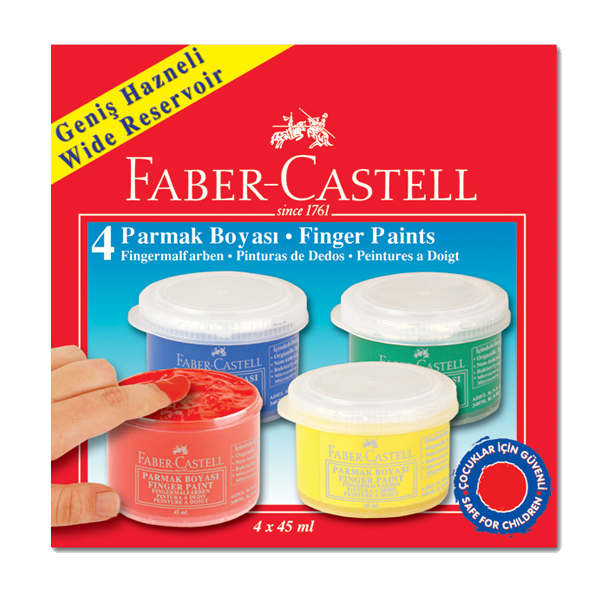 FABER PARMAK BOYA 4 RENK 45 ML
