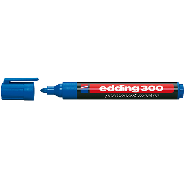 EDDİNG PERMANENT MARKÖR E-300 MAVİ