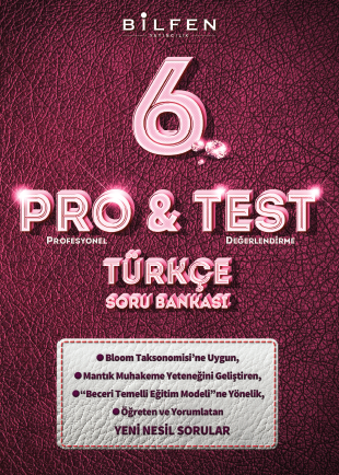 6. SINIF PRO&TEST TÜRKÇE SORU BANKASI