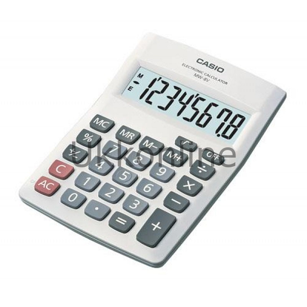 CASİO HESAP MAKİNASI MW-5V-WE 8 HANE