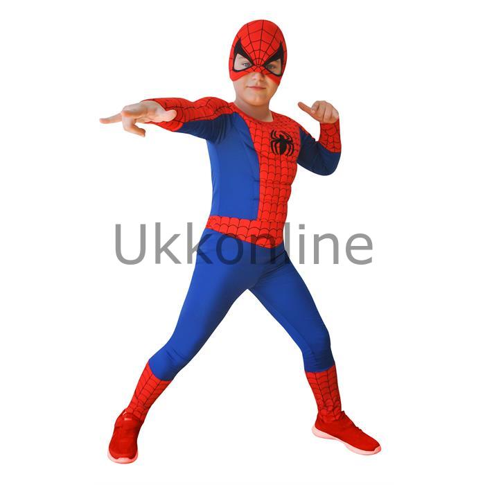 Mega 00880 Kostüm Spiderman Kaslı Kostüm 7-9 Yaş
