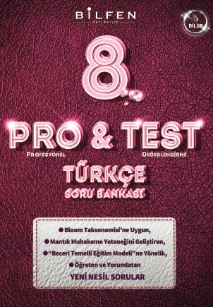 8. SINIF PRO&TEST TÜRKÇE SORU BANKASI