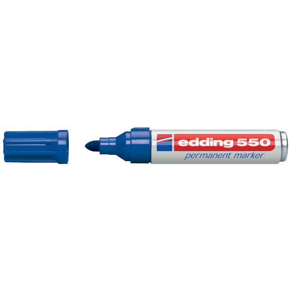 EDDİNG PERMANENT MARKÖR E-550 MAVİ