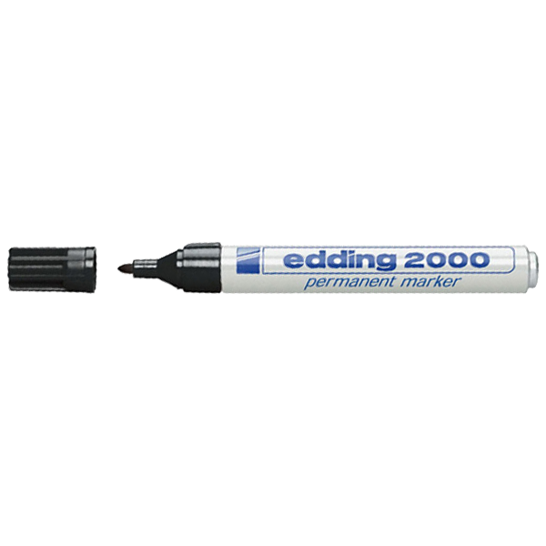 EDDİNG PERMANENT MARKÖR E-2000 SİYAH