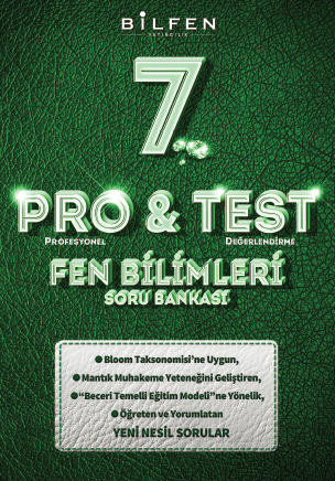 7. SINIF PRO&TEST FEN BİLİMLERİ SORU BANKASI