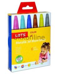 Let's  Metalik Jel Mum Boya 6 lı
