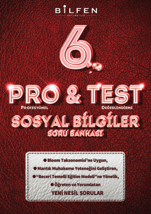 6. SINIF PRO&TEST SOSYAL BİLGİLER SORU BANKASI
