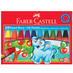 FABER PASTEL BOYA 10 RENK REDLİNE KARTON KUTU