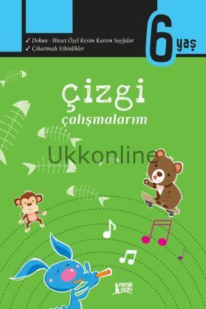 Okul öncesi  Çizgi Çalışmalarım – 6 Yaş Minik Ada 2018 BASKI