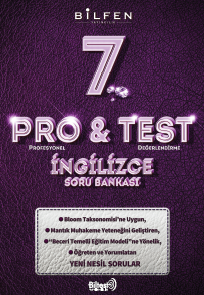 7. SINIF PRO&TEST İNGİLİZCE SORU BANKASI
