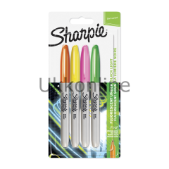 SHARPİE PERMANENT NEON PERMANENT MARKÖR 4 LÜ BLS