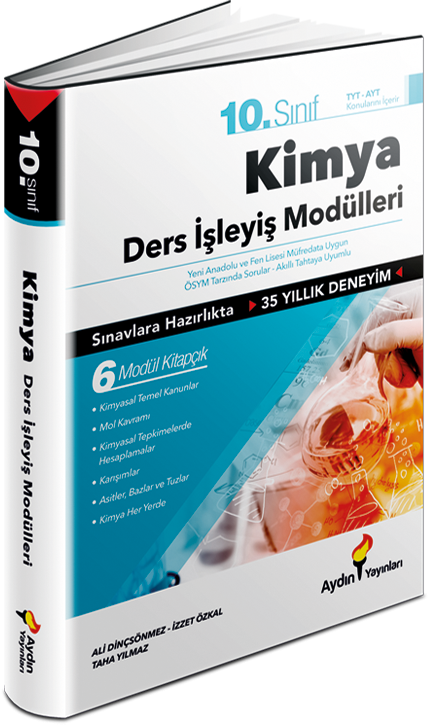 10. Sınıf Aydın Kimya Ders İşleyiş Modülleri Aydın Yayınları