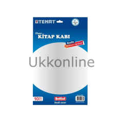 TİCON HAZIR KİTAP KABI BUZLU ŞEFFAF 10 LU